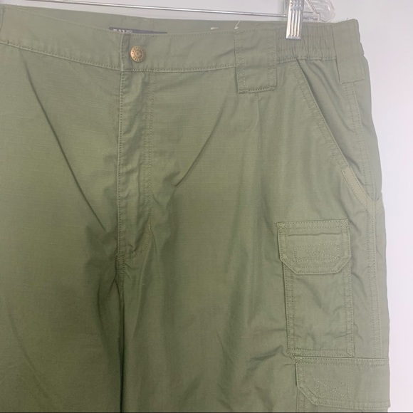 5.11 Tactical Series Army Green Womens Cargo Work Pants - Picture 5 of 10